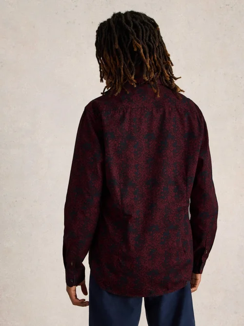 Hemd mit floralem Print - Plum Pr - XS Bild 4