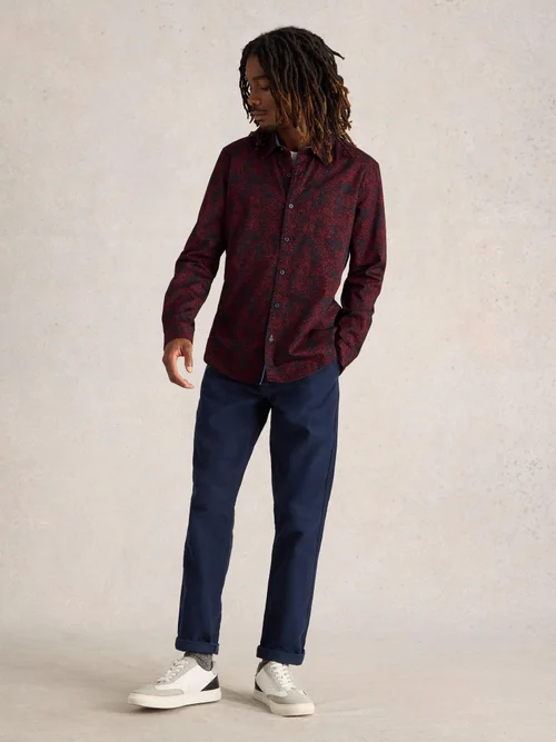 Hemd mit floralem Print - Plum Pr - XXXL Bild 2