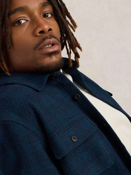 Oberhemd Darwen - Navy Multi - XS Bild 3