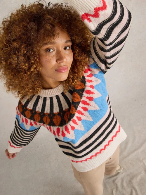 Norwegerpullover Allie - Nat Mlt - 46 Bild 1