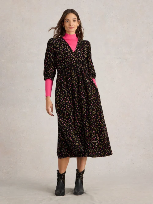 Kordkleid Lucy - Blk Pr - 52/R Bild 2