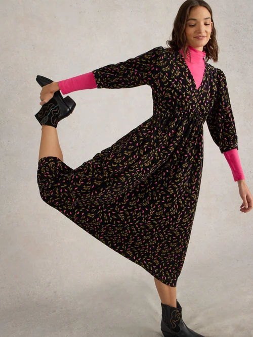 Kordkleid Lucy - Blk Pr - 52/R Bild 1