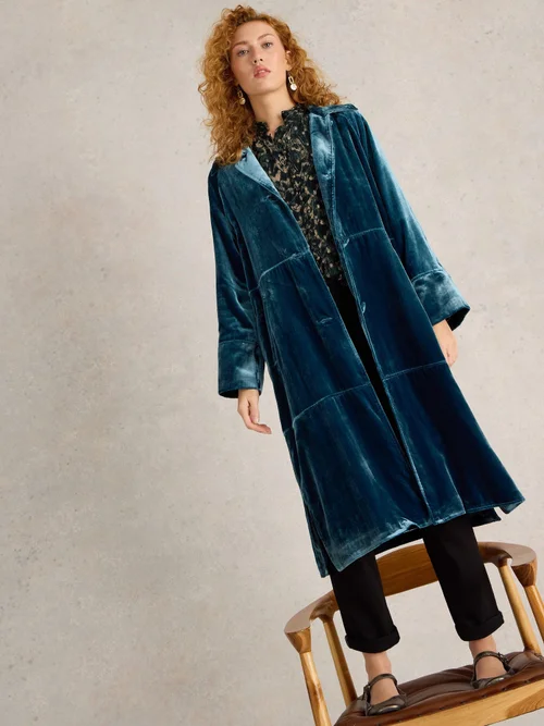 Duster Coat Freya - Dk Teal - XS Bild 1