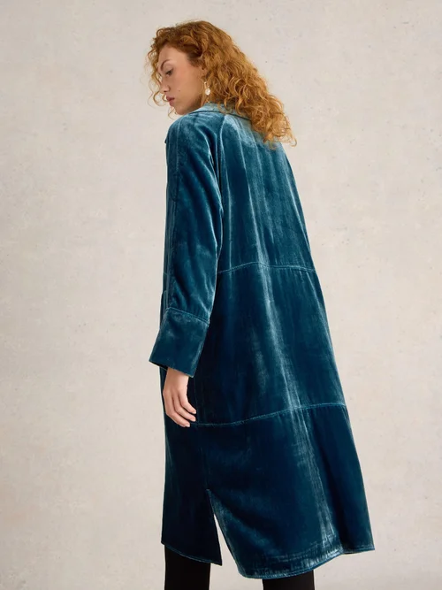 Duster Coat Freya - Dk Teal - XS Bild 4