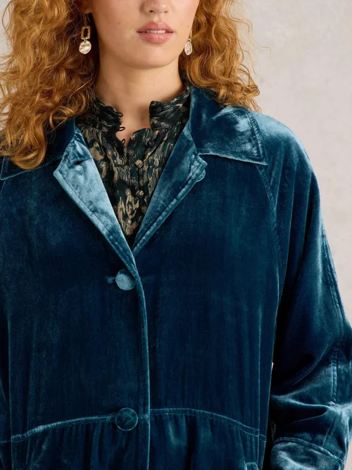 Duster Coat Freya - Dk Teal - XS Bild 3