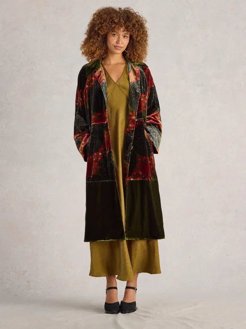 Duster Coat Freya - Green Pr - XXXL Bild 2