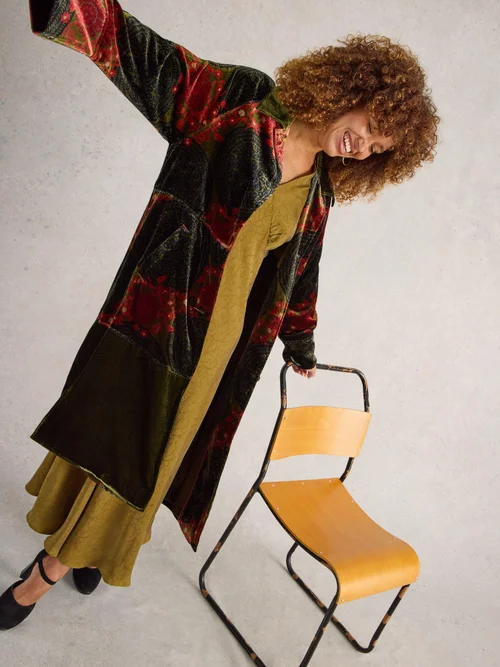 Duster Coat Freya - Green Pr - XXXL Bild 1