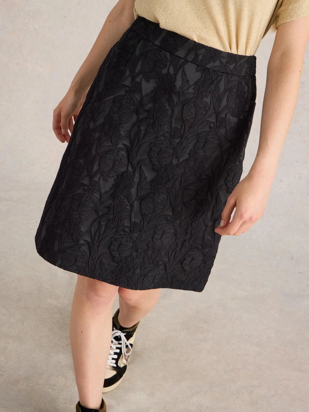 Jacquard-Rock Coral - Pure Blk - 46 Bild 1