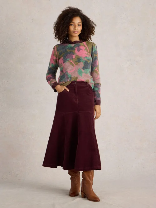 Floral bedruckter Pullover Jodie - Green Mlt - 52 Bild 2