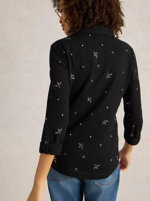Bestickte Bluse Annie - Blk Mlt - 52 Bild 3