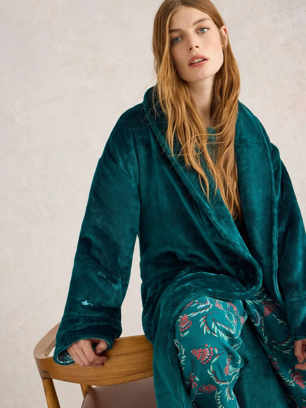 Bademantel Clover - Mid Teal - XL Bild 1