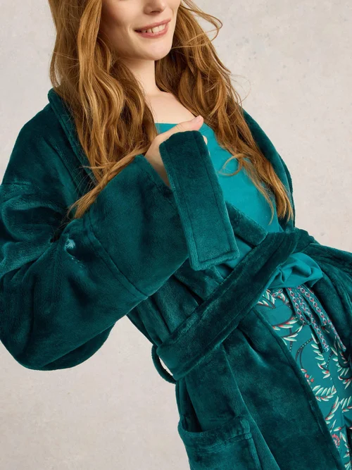 Bademantel Clover - Mid Teal - XL Bild 3