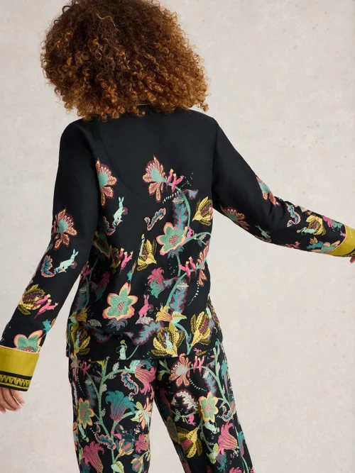 Pyjamaoberteil Nina - Blk Pr - XXXL Bild 4