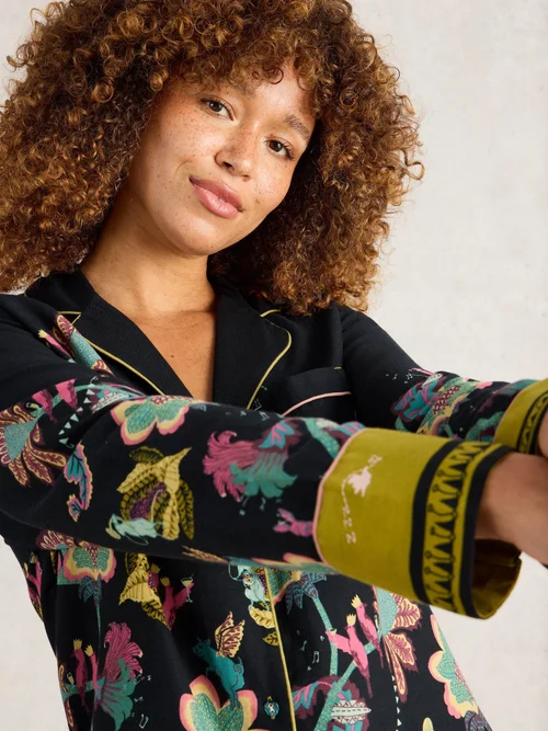 Pyjamaoberteil Nina - Blk Pr - XXXL Bild 3