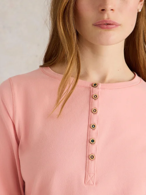 Langarmshirt Hailey aus Jersey - Lgt Pink - XS Bild 3