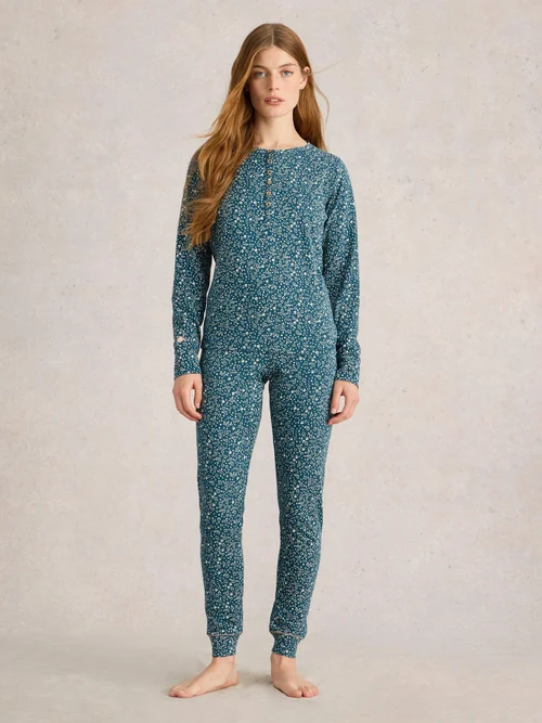 Jerseylegging Selena - Teal Pr - XXXL Bild 2