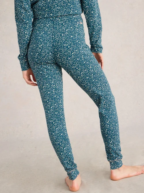 Jerseylegging Selena - Teal Pr - S Bild 4
