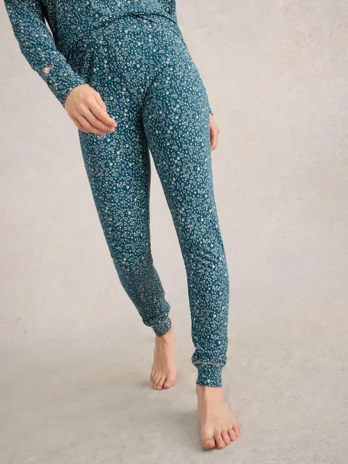 Jerseylegging Selena - Teal Pr - S Bild 3