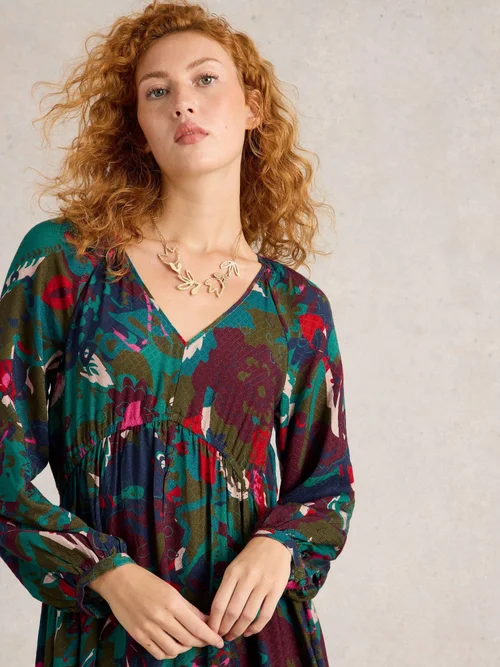 Midikleid Izzy - Green Pr - 52/R Bild 3