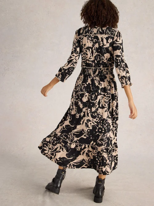 Gerafftes Jerseykleid Jonie - Blk Pr - 52 Bild 4