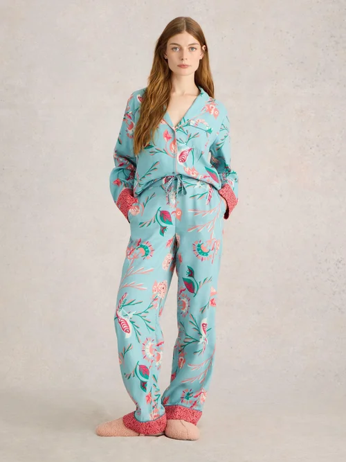 Pyjamahose Nina - Blue Pr - XS/R Bild 2