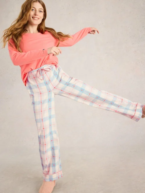 Karierte Pyjamahose Nina - Grey Mlt - S/R Bild 1