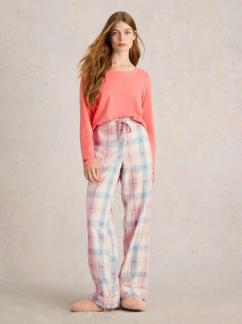 Karierte Pyjamahose Nina - Grey Mlt - S/R Bild 2