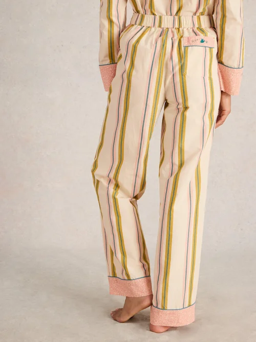Gestreifte Pyjamahose Nina - Ivory Mlt - XXXL/S Bild 4