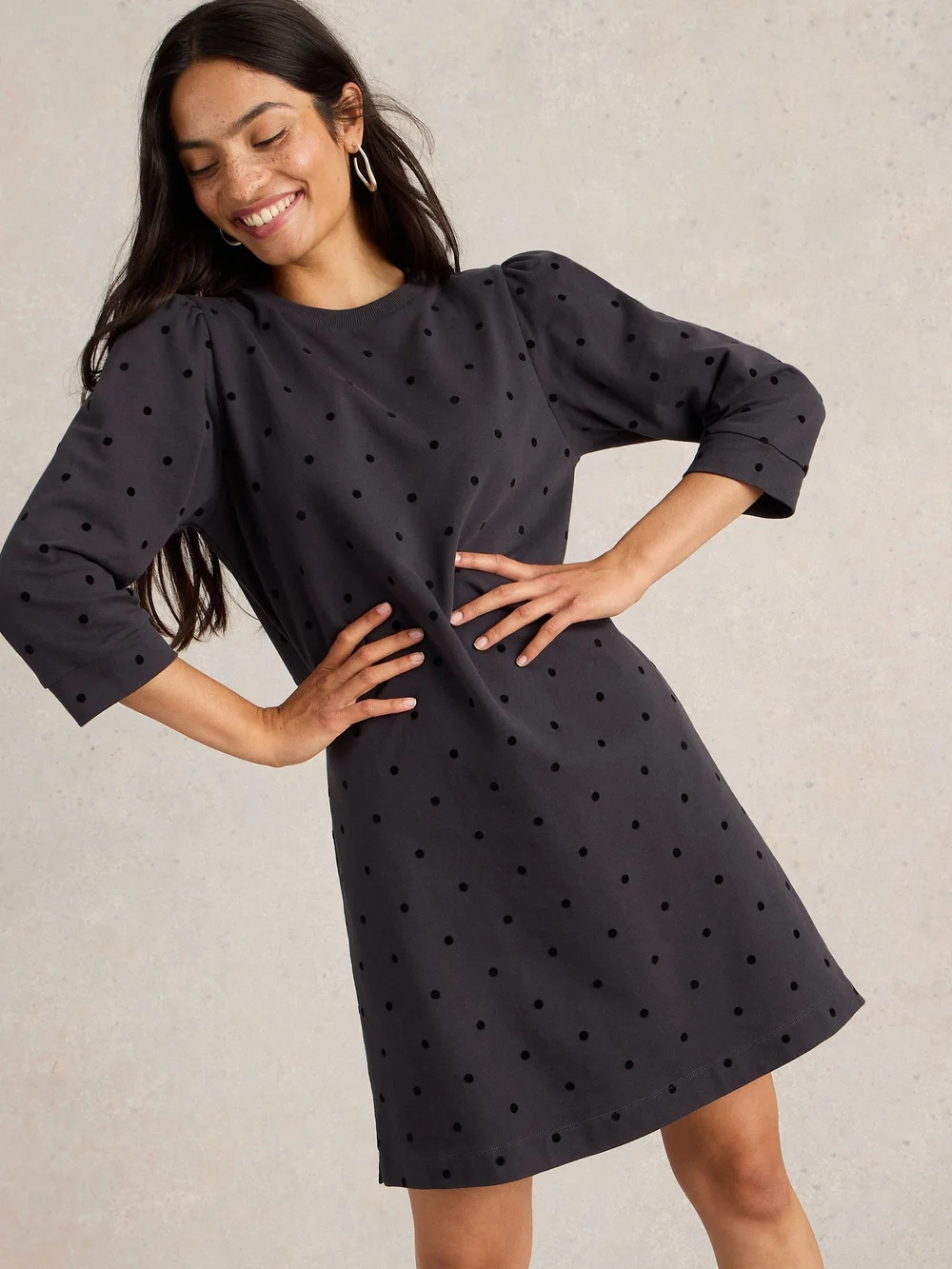 Jerseykleid Amy - Grey Mlt - 52 Bild 1