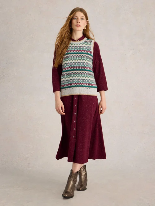Glitzerndes Jerseykleid Rua - Dk Plum - 52/R Bild 2
