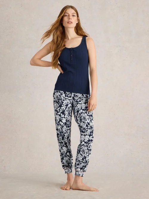 Trägertop Hailey aus Jersey - Dark Navy - XXXL Bild 2