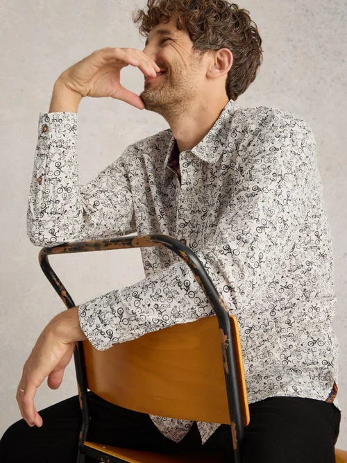 Hemd mit Bike-Print - Nat Mlt - XXXL Bild 1