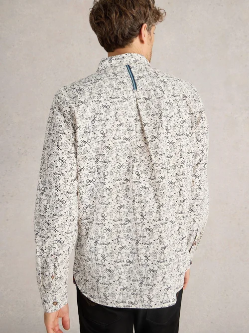 Hemd mit Bike-Print - Nat Mlt - XXXL Bild 4