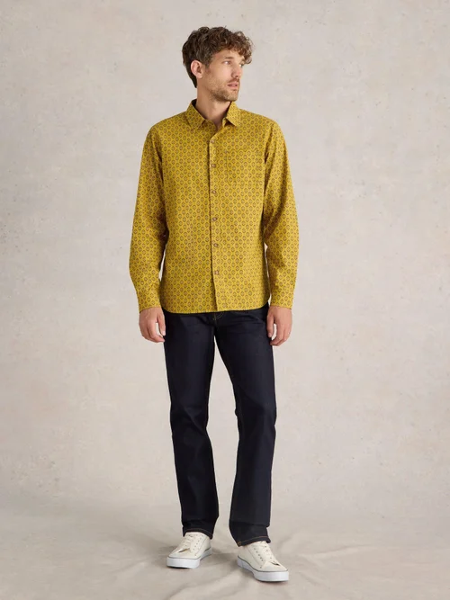 Hemd mit Print - Yellow Mlt - XXXL Bild 2