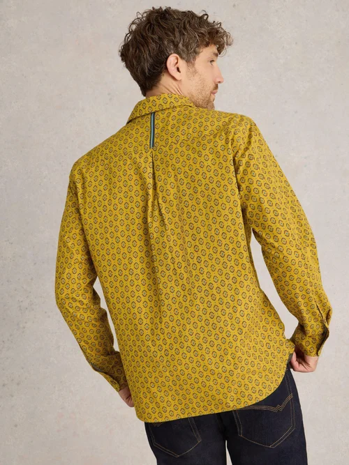 Hemd mit Print - Yellow Mlt - XXXL Bild 4