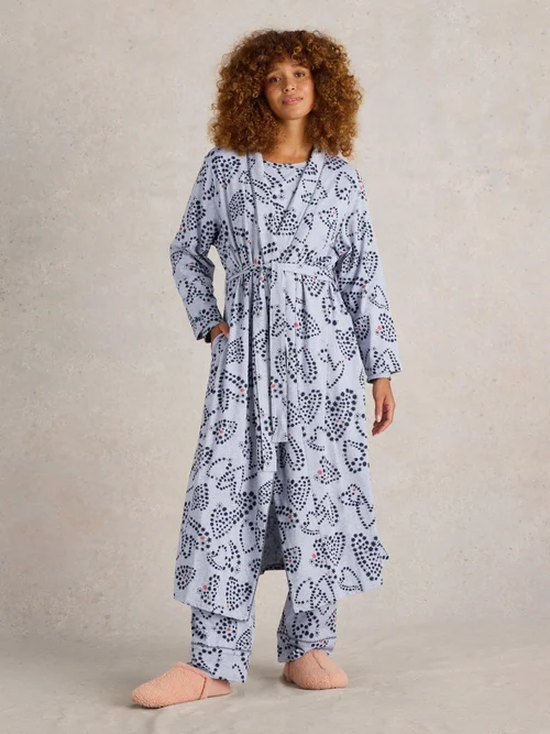 Bademantel Nina aus Jersey - Grey Pr - XXXL Bild 2