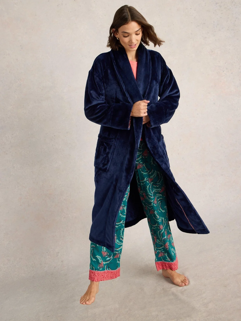 Bademantel Clover - Dark Navy - XXXL Bild 1