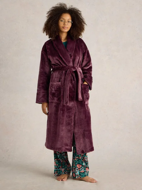 Bademantel Clover - Dk Purple - XXXL Bild 2