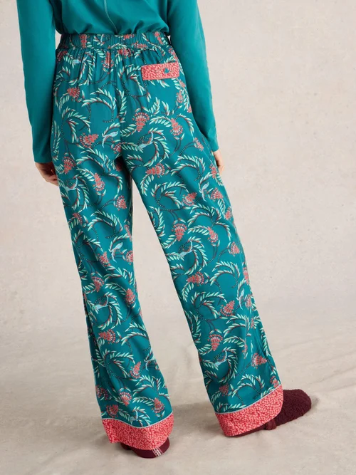 Pyjamahose Nina - Teal Pr - XXXL/S Bild 4
