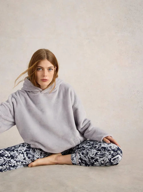 Kuschelhoodie Clover - Lgt Grey - L Bild 1
