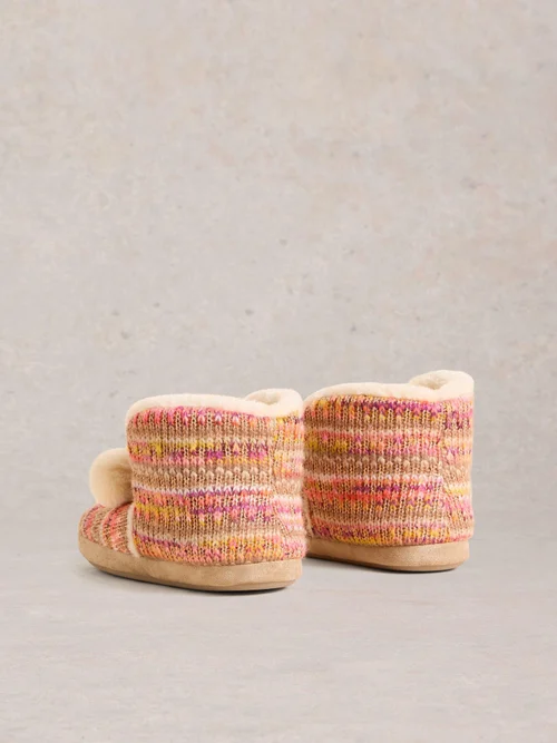 Gestrickte Haus-Booties - Nat Mlt - S Bild 4