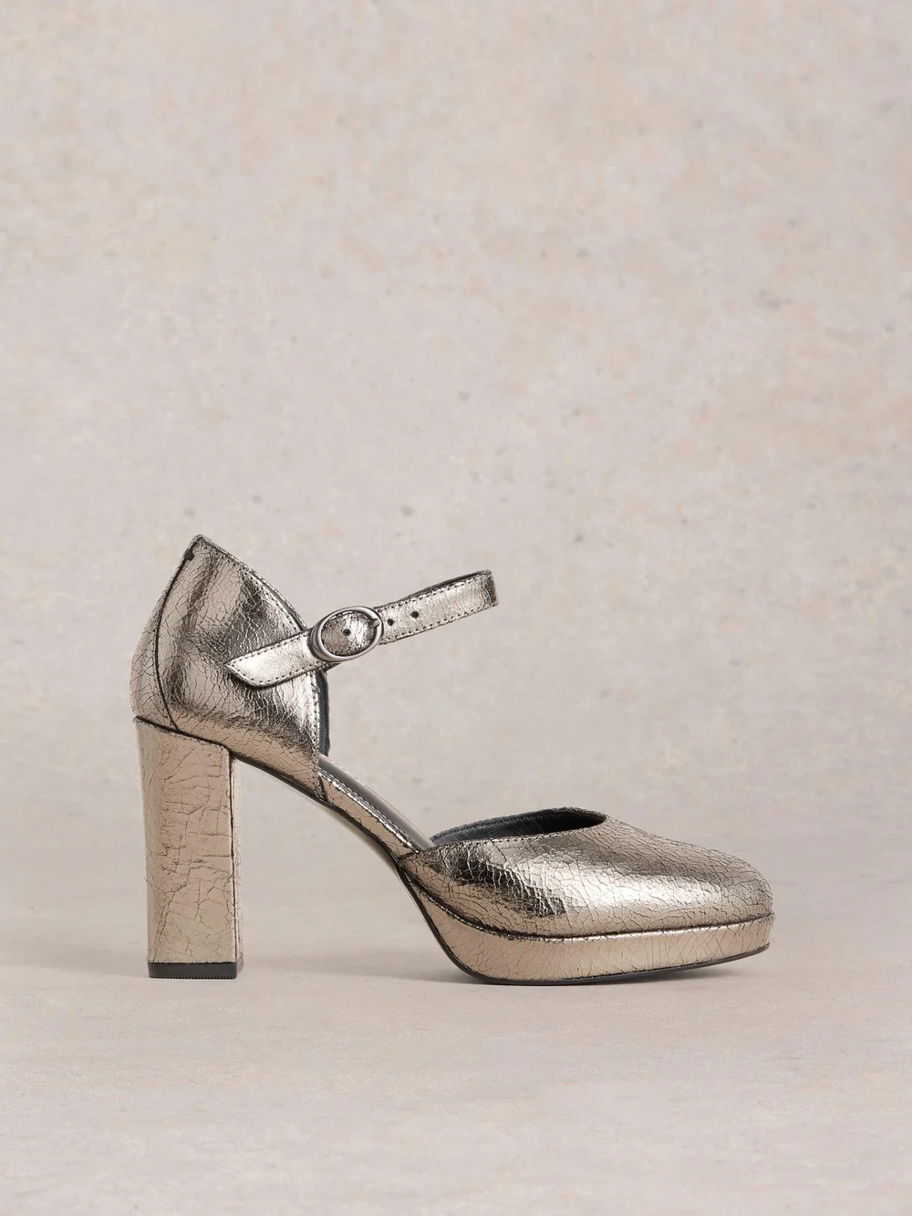 Plateau-Pumps Priscilla - Pewter Met - 41 Bild 1