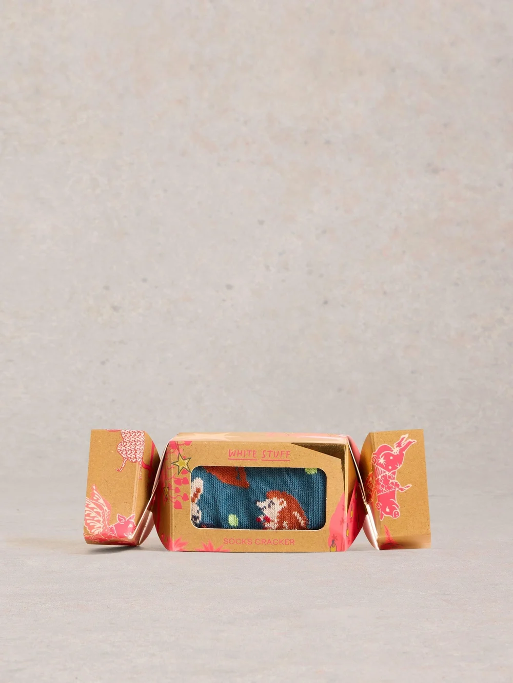 Socken mit Tiermotiv in Geschenkbox - Teal Mlt - 39-41 Bild 1