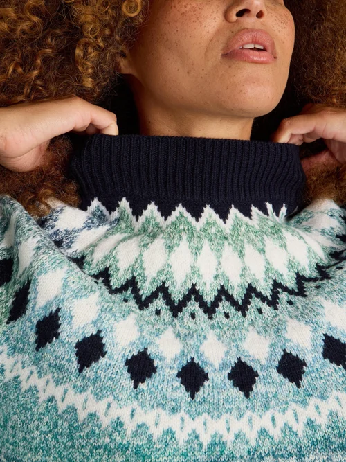 Norwegerpullover Sasha - Blue Mlt - 52 Bild 3