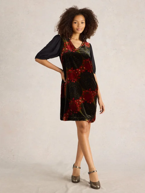 Partykleid Cleo aus Materialmix - Green Pr - 52/R Bild 2