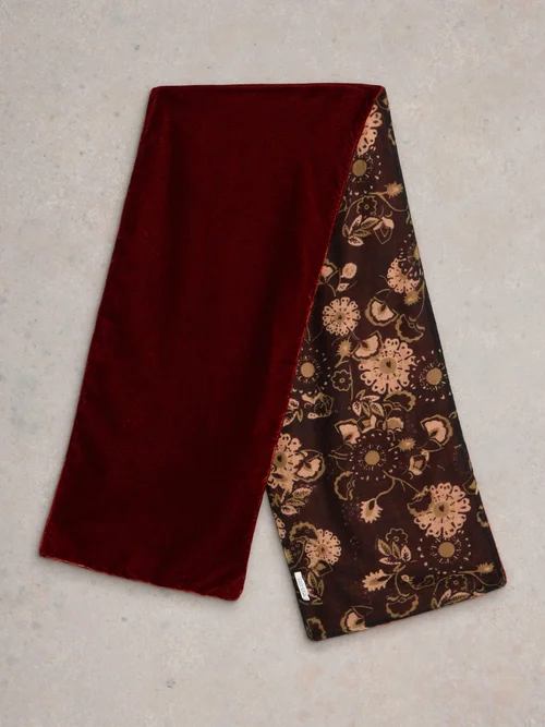Bedruckter Samtschal Bild 3