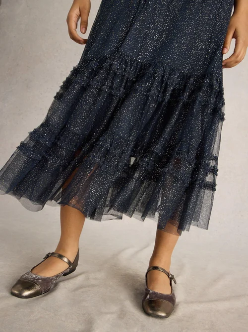 Glitzernder Tüllrock Nova - Navy Multi - 50 Bild 3