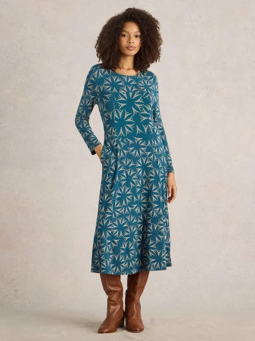 Jerseykleid Madeline - Teal Mlt - 52/R Bild 2
