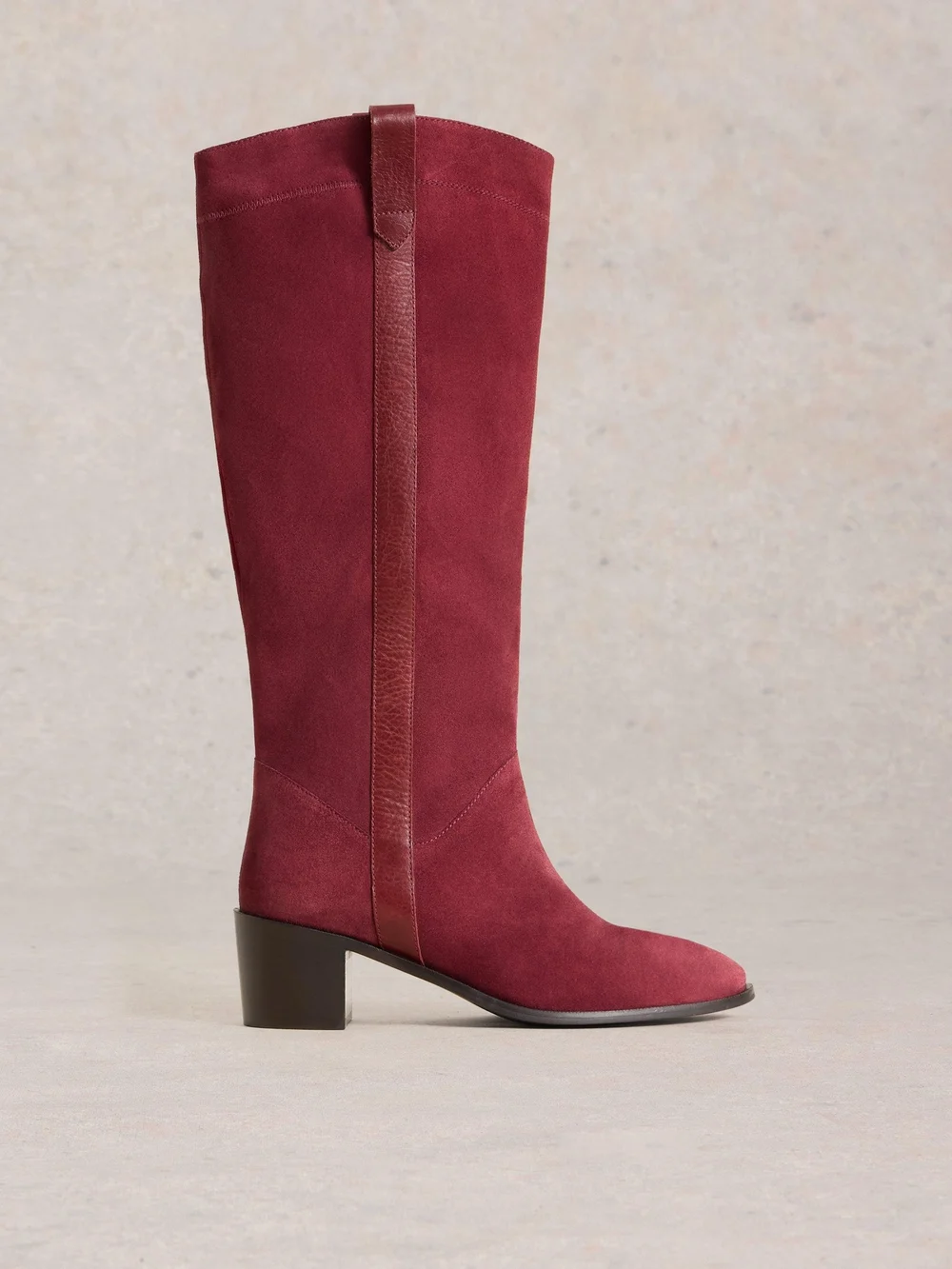 Wildlederstiefel Izzy - Dk Red - 36 Bild 1