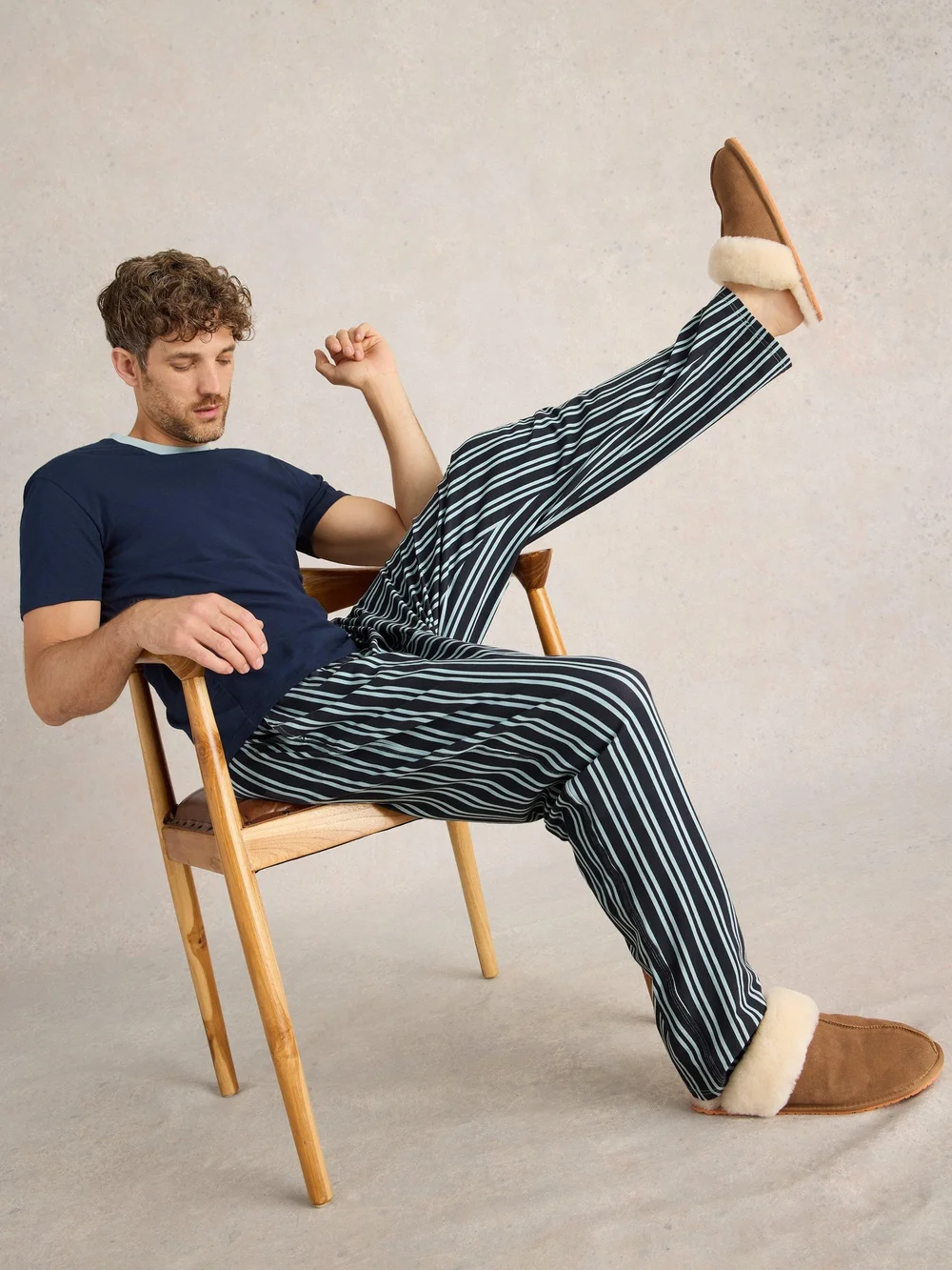 Pyjamaset Evershot - Navy Multi - XXXL Bild 1